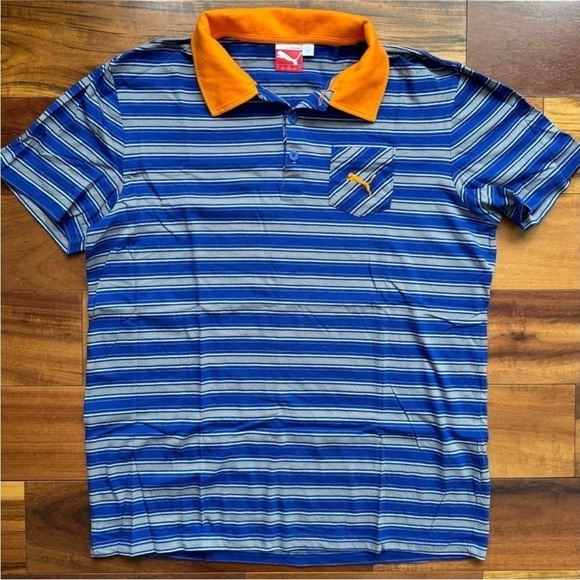 Puma Striped Golf Polo - Picture 1 of 5